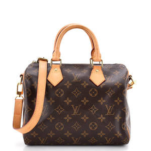 Louis Vuitton 25 Speedy Bandouliere Bag Monogram Canvas